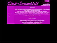 Tablet Screenshot of club-scambisti.it